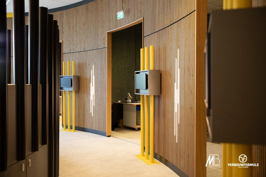 Acoustic panels with LED lighting