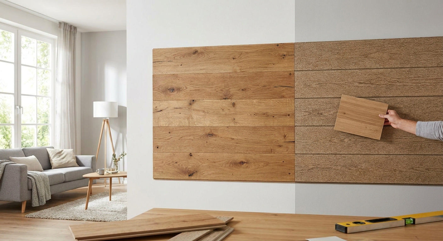 How to choose real wood over faux wood wall panels