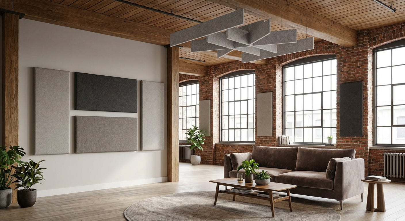 Best acoustic panels for reducing echo in loft apartments