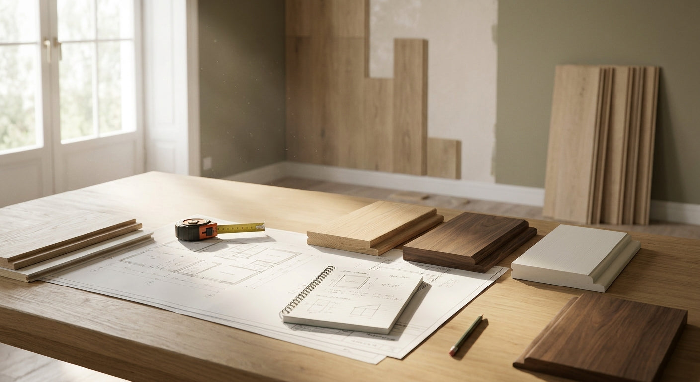 How to plan a full room wood panel installation