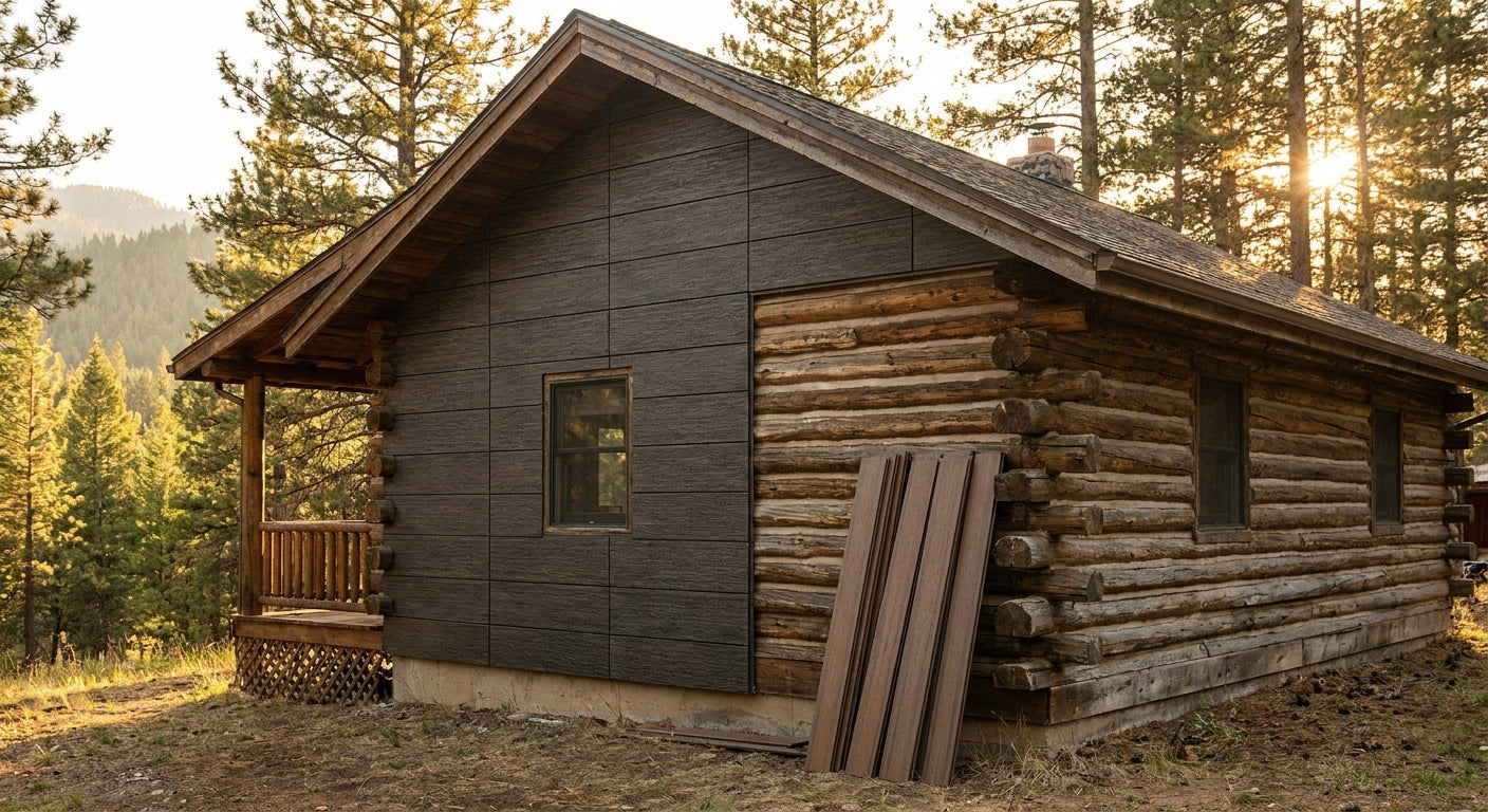 Best exterior cladding panels for log cabin renovations