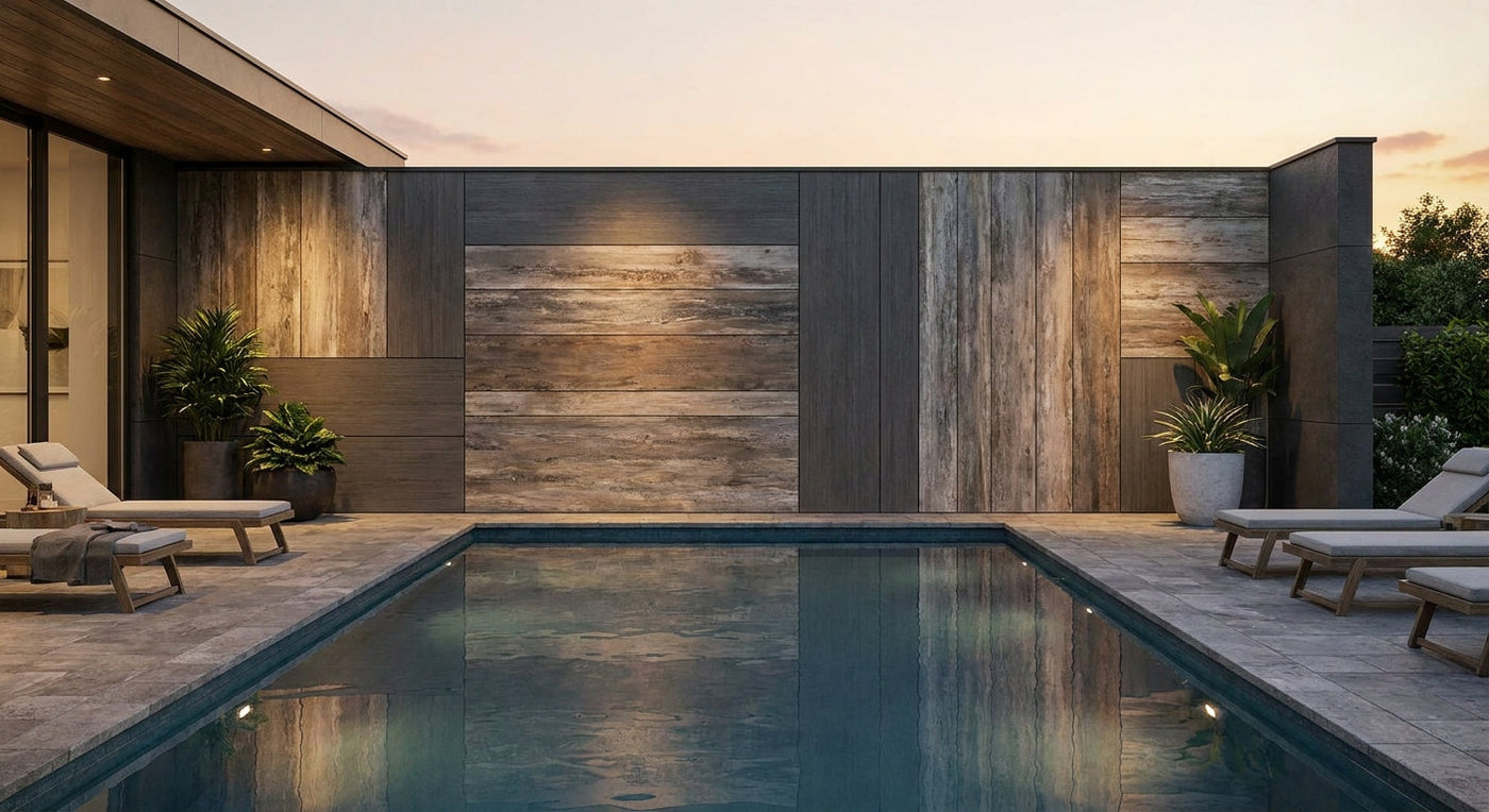 Best exterior cladding panels for pool area walls