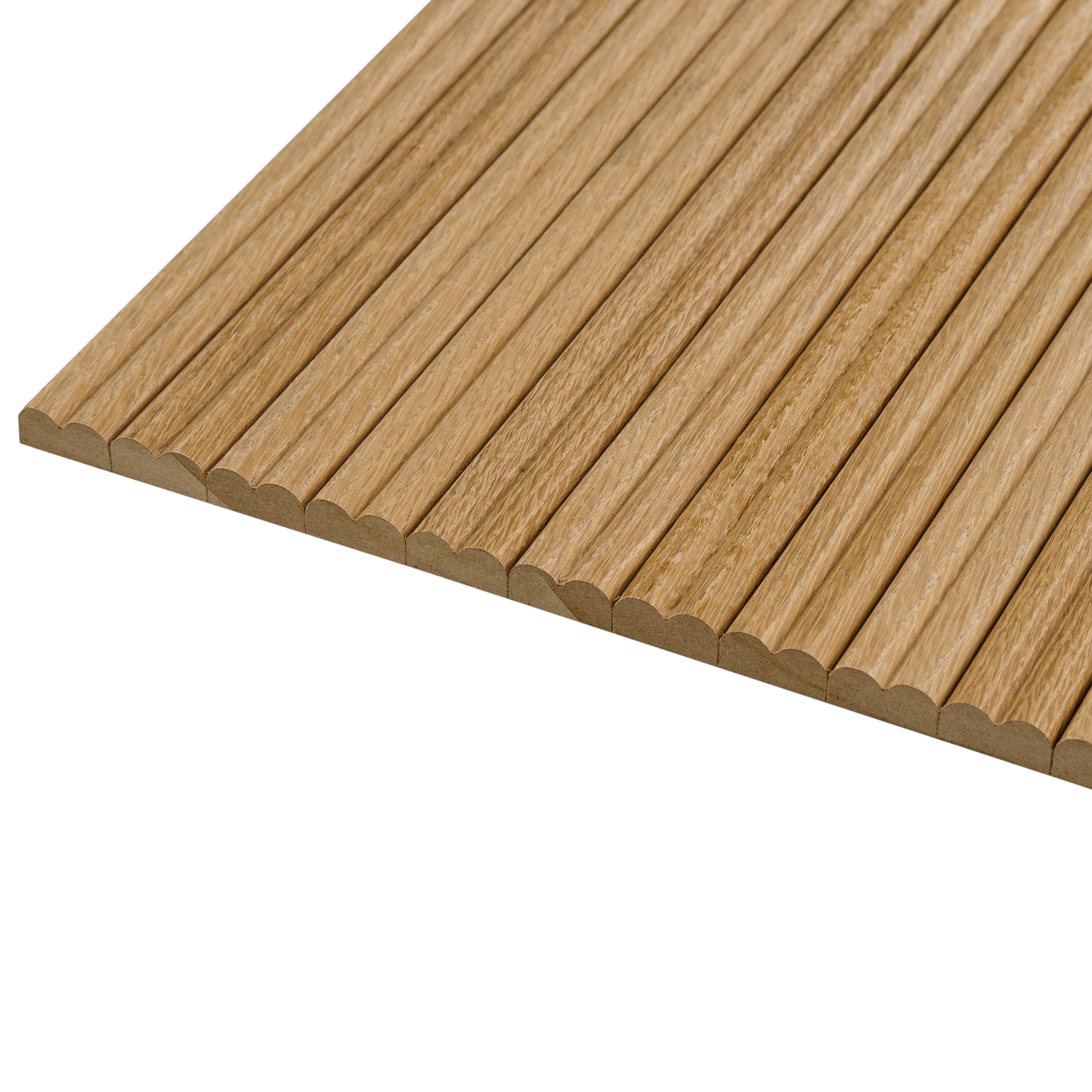 Sample - Fluted Wall Panel | Rustic Oak