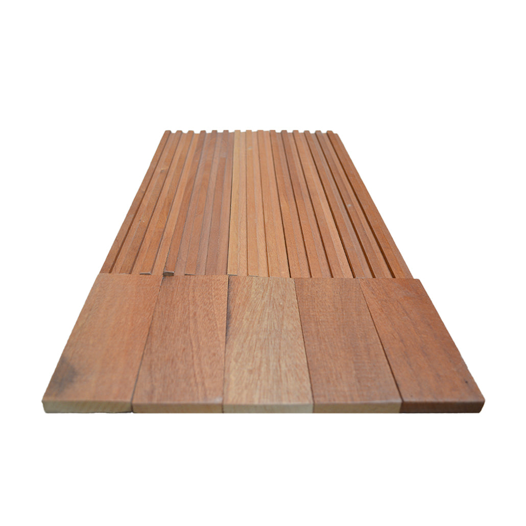 3D Wood Wall Panel | Silk Rosewood | 12×24"