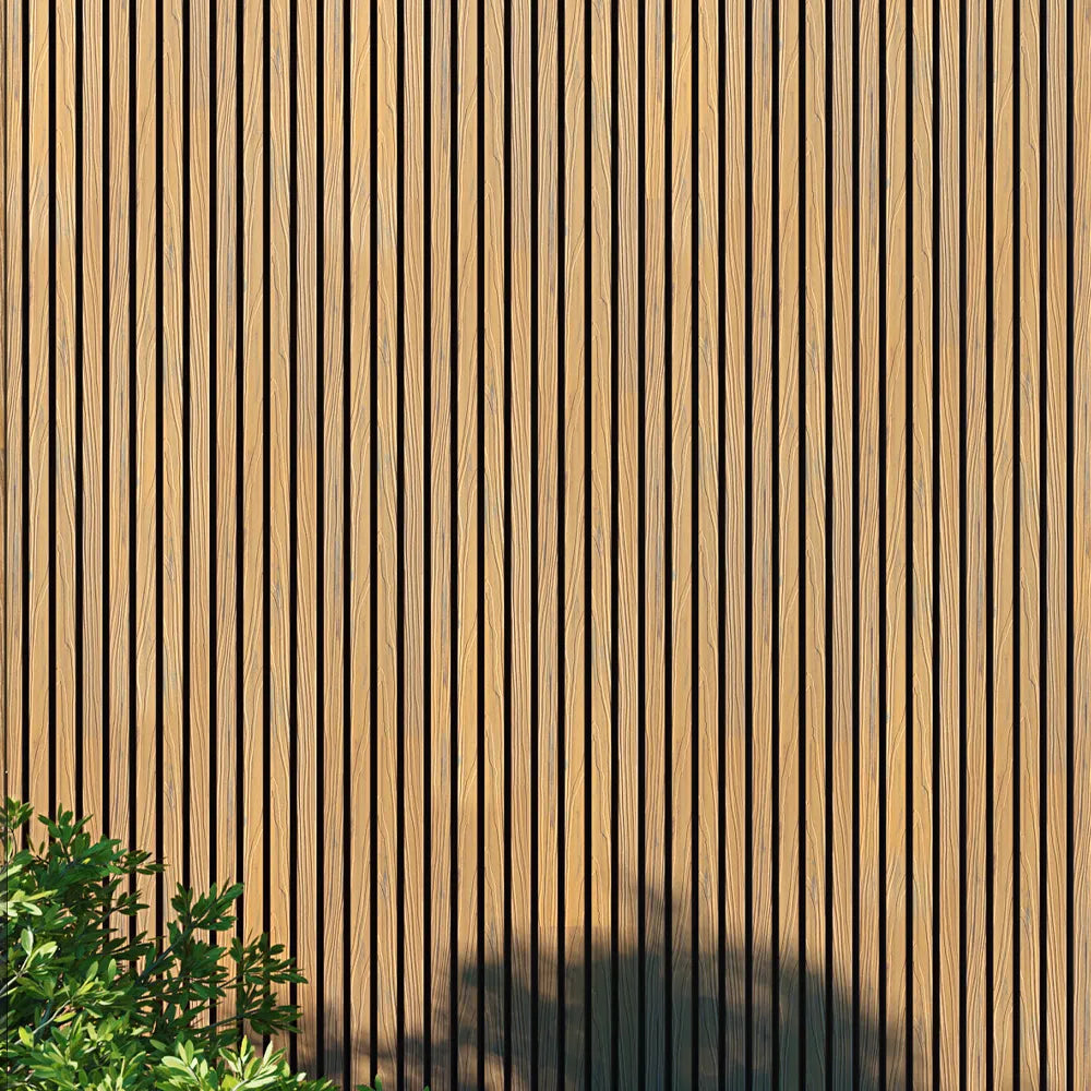 Outdoor Wall Panel Birch 94.5" | Exterior | Garden | 3D Wood Grain