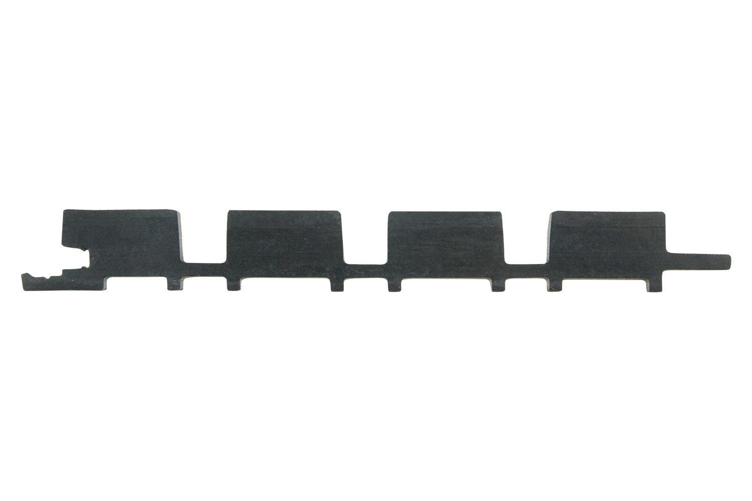 Exterior Wall Panel Black Rubber End Cap - 10 pcs.