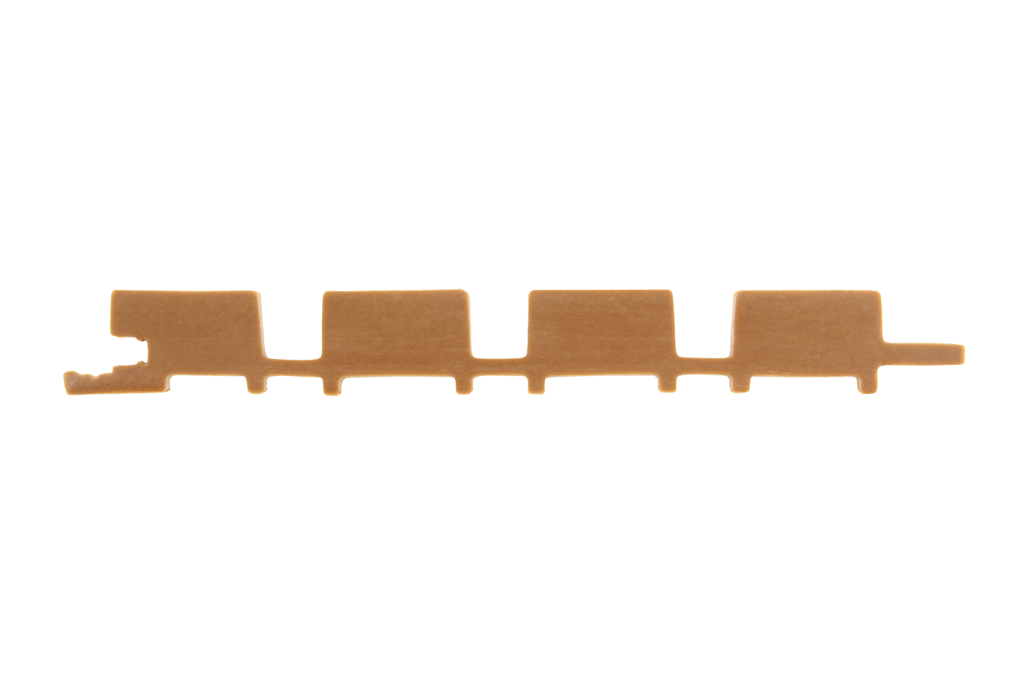 Exterior Wall Panel Oak Rubber End Cap - 10 pcs.