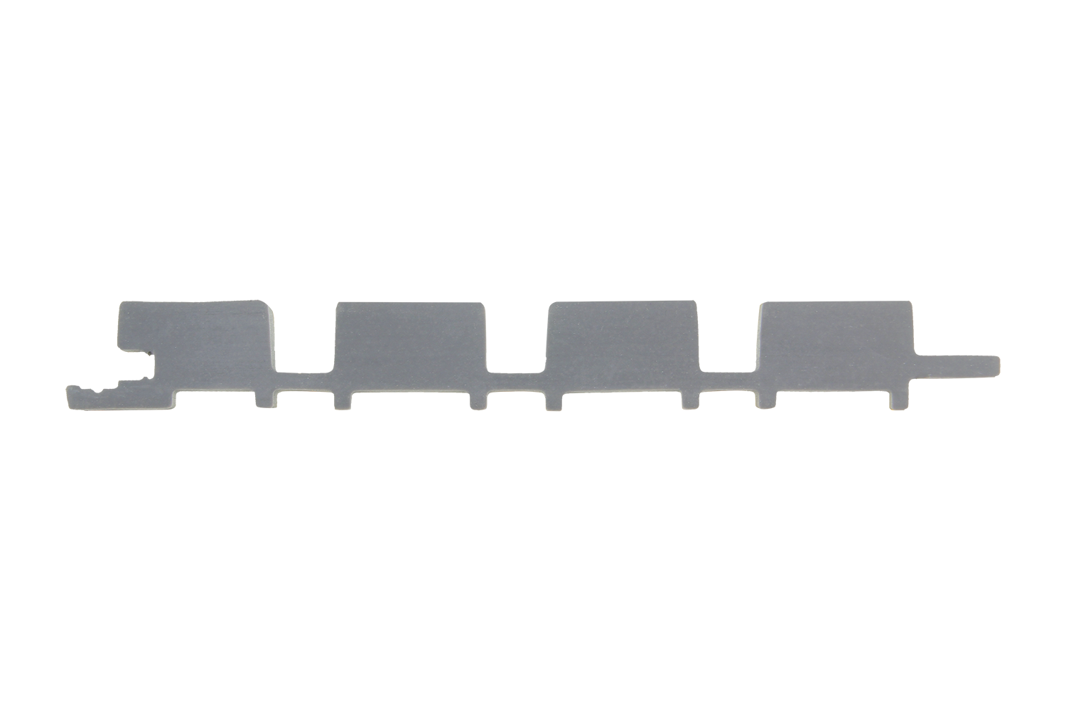 Exterior Wall Panel Stonegray Rubber End Cap - 10 pcs.