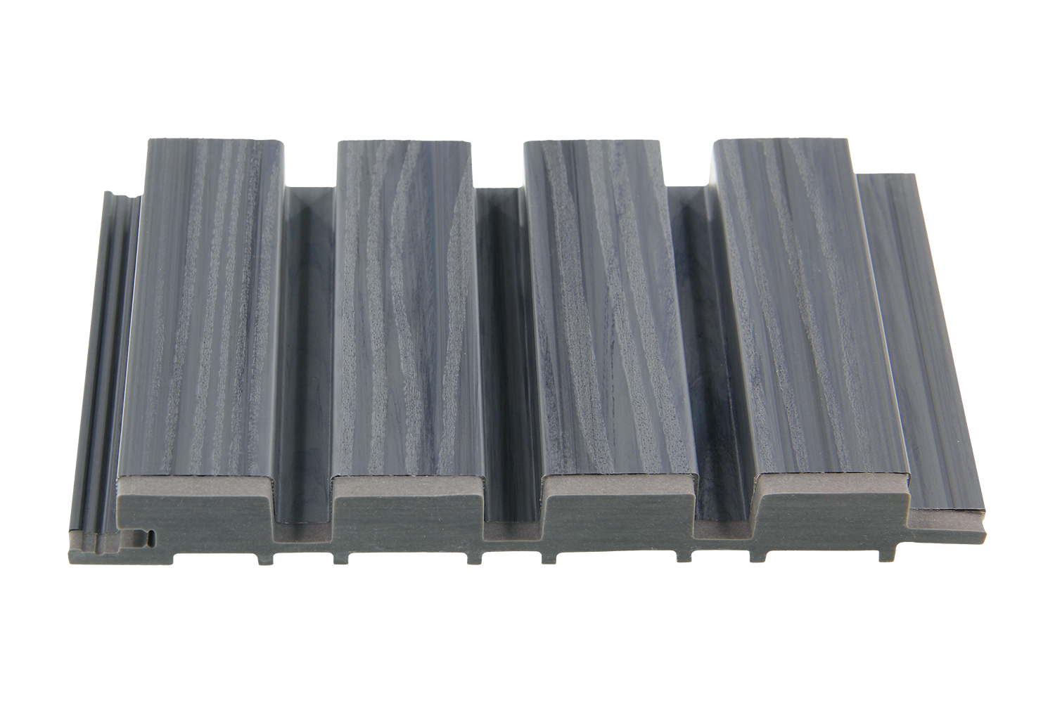 Exterior Wall Panel Stonegray Rubber End Cap - 10 pcs.