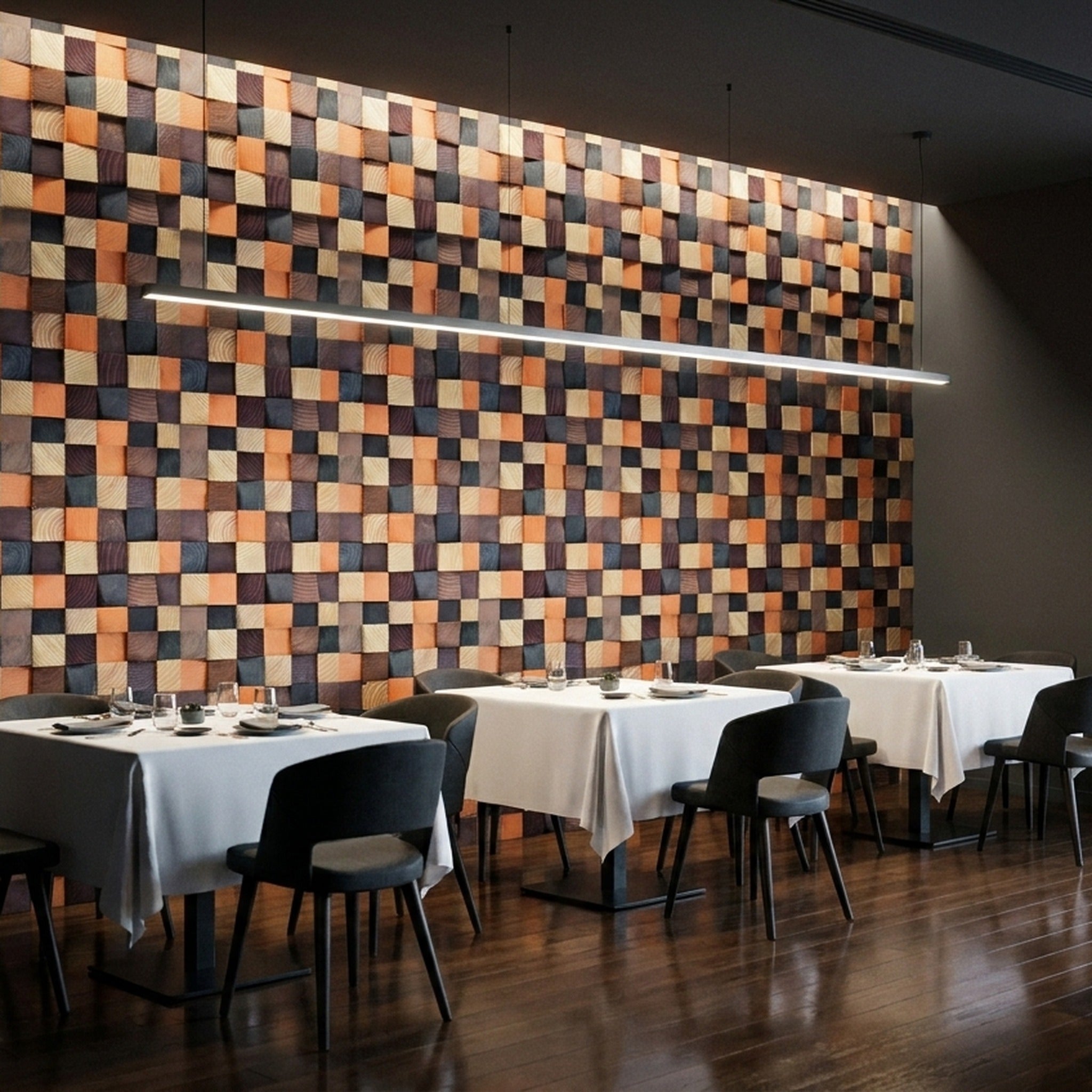 3D Wood Wall Panel | Bold Pine | 12×12"