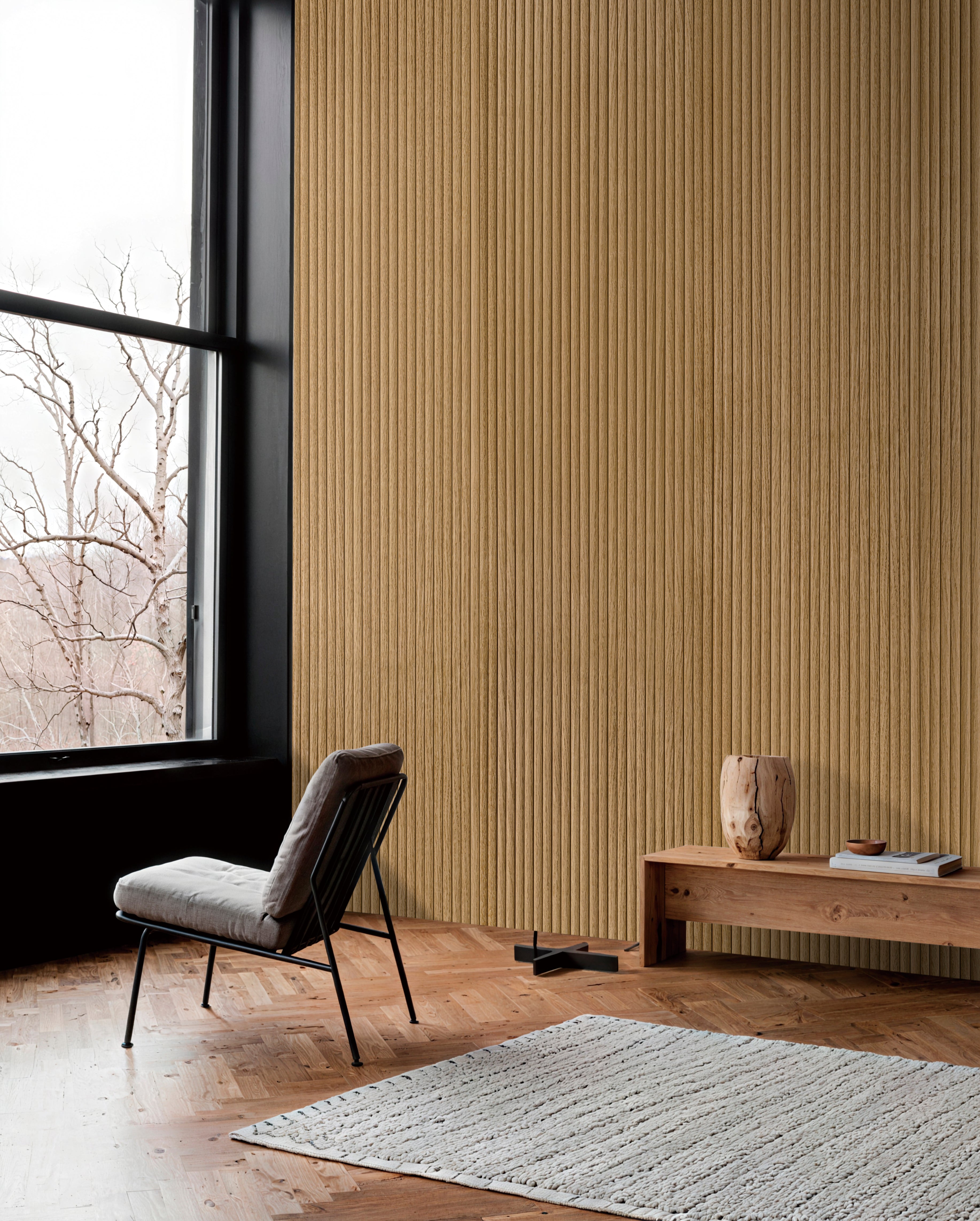 Fluted Wall Panel | Rustic Oak | Modern Flexible Design