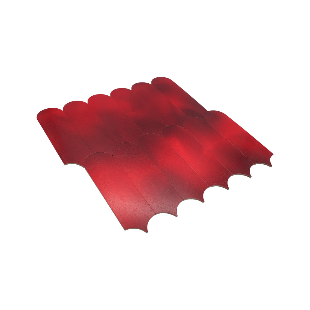 Peel and Stick Backsplash | Arch Red | 11.73×11.34"