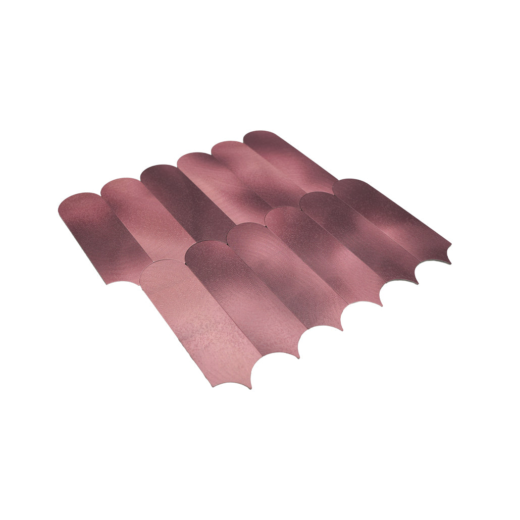Peel and Stick Backsplash | Arch Pink | 11.73×11.34"