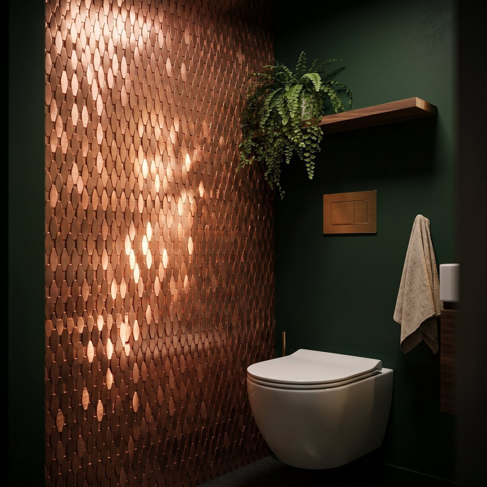 Peel and Stick Backsplash | Picket 3D Salmon | 12.2×11.81"