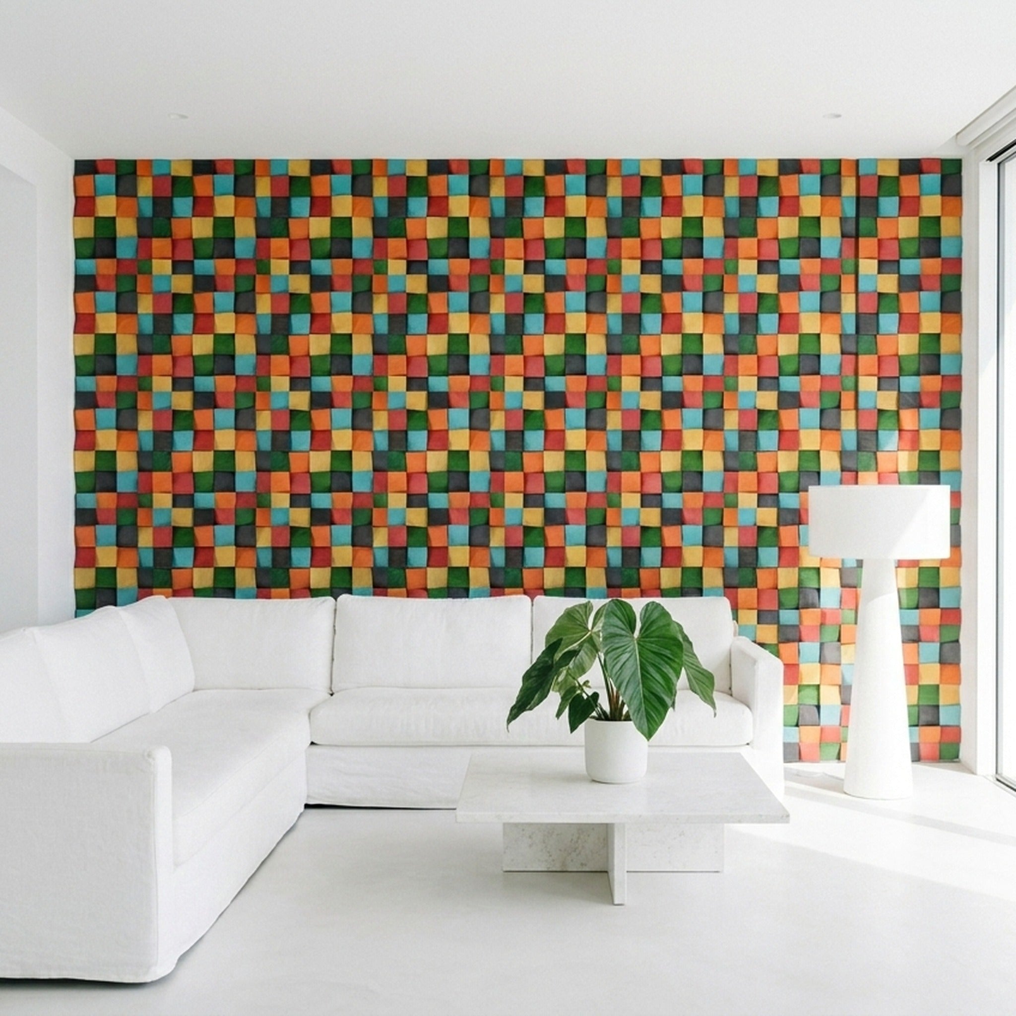 3D Wood Wall Panel | Dark Pine | Aku Woodpanel