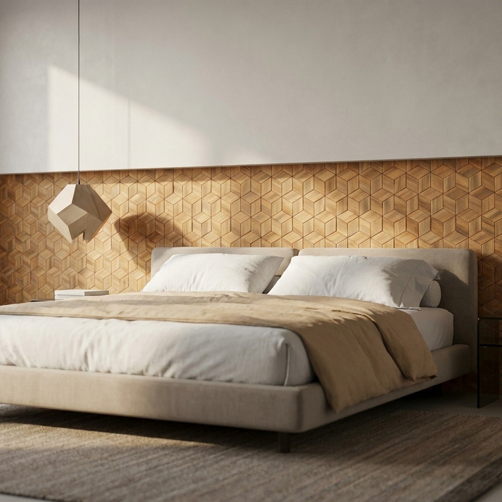 3D Wood Wall Panel | Fresh Pine | 11.8×13.8"