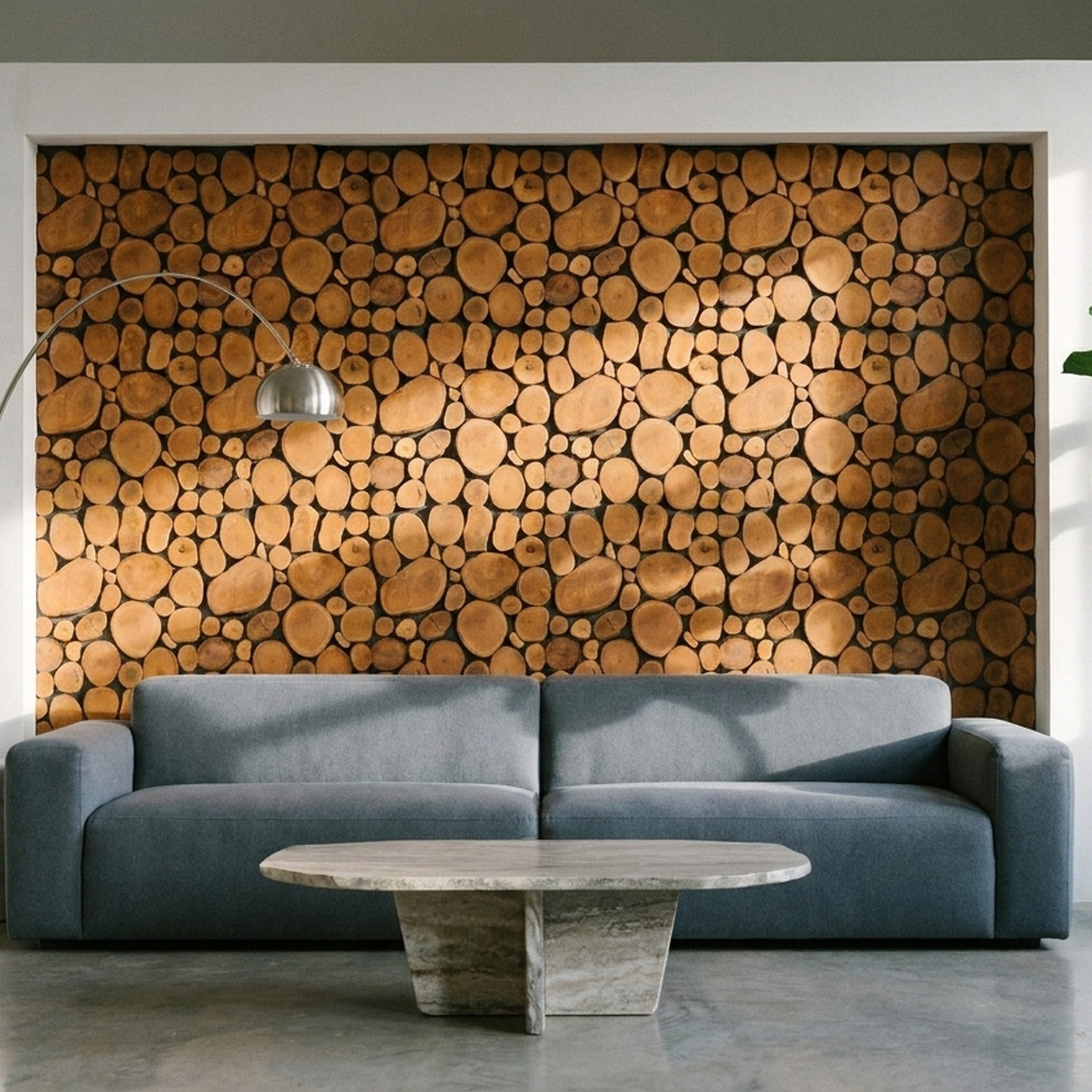 3D Wood Wall Panel | Lychee | 12×12"