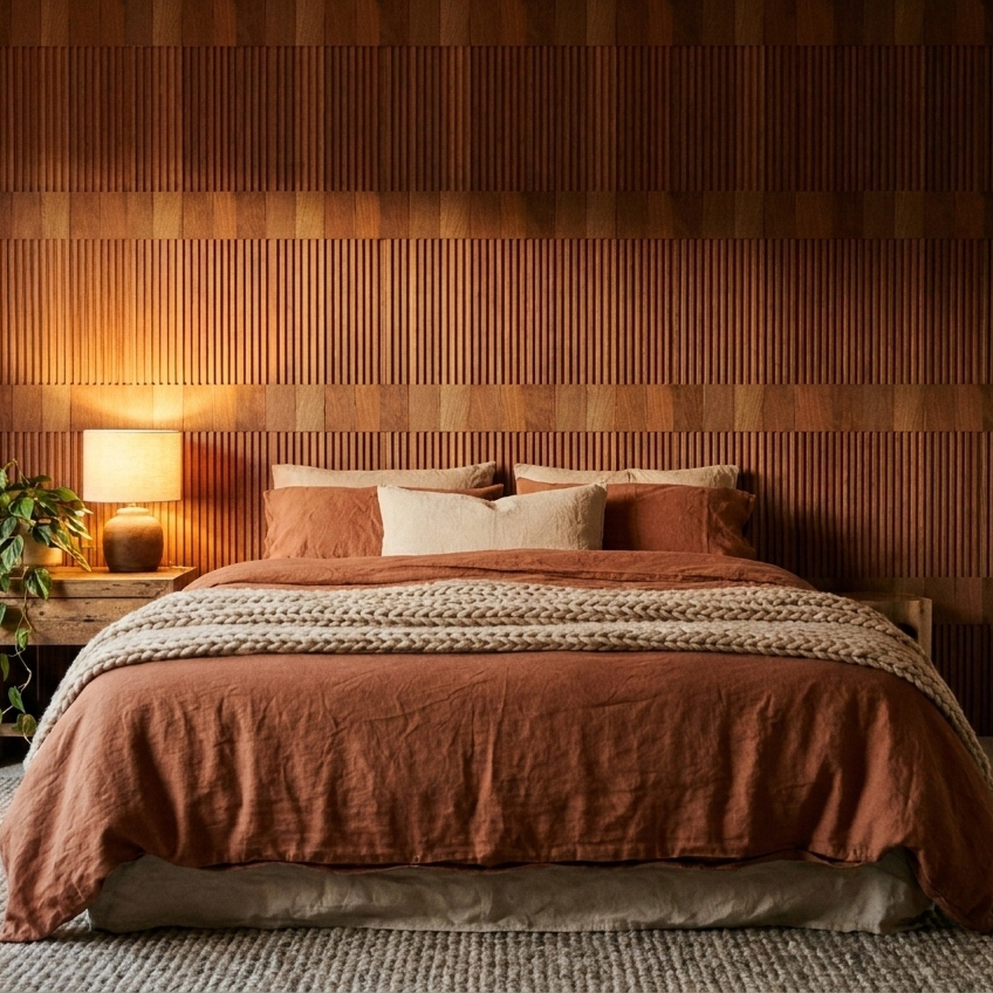 3D Wood Wall Panel | Silk Rosewood | 12×24"