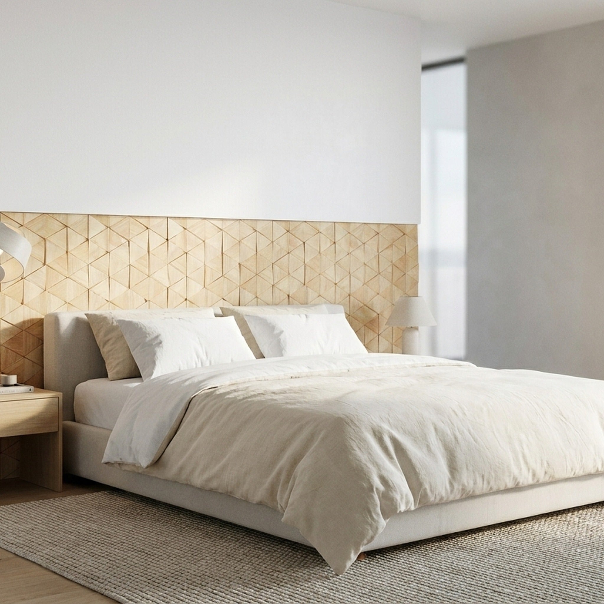 3D Wood Wall Panel | Compact Rubber | 11.0×11.8"