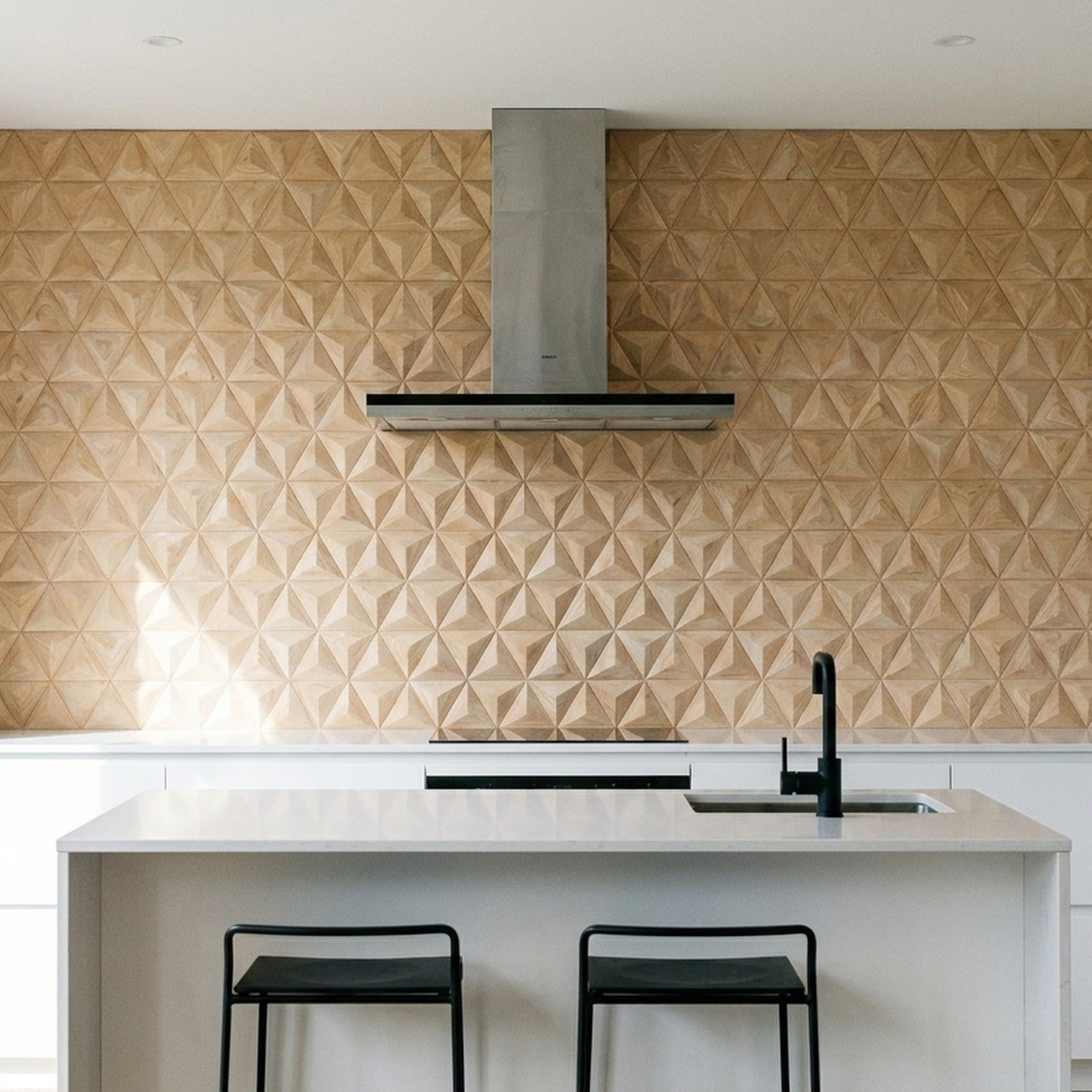 3D Wood Wall Panel | Spacious Rubber | 11.8×13.8"