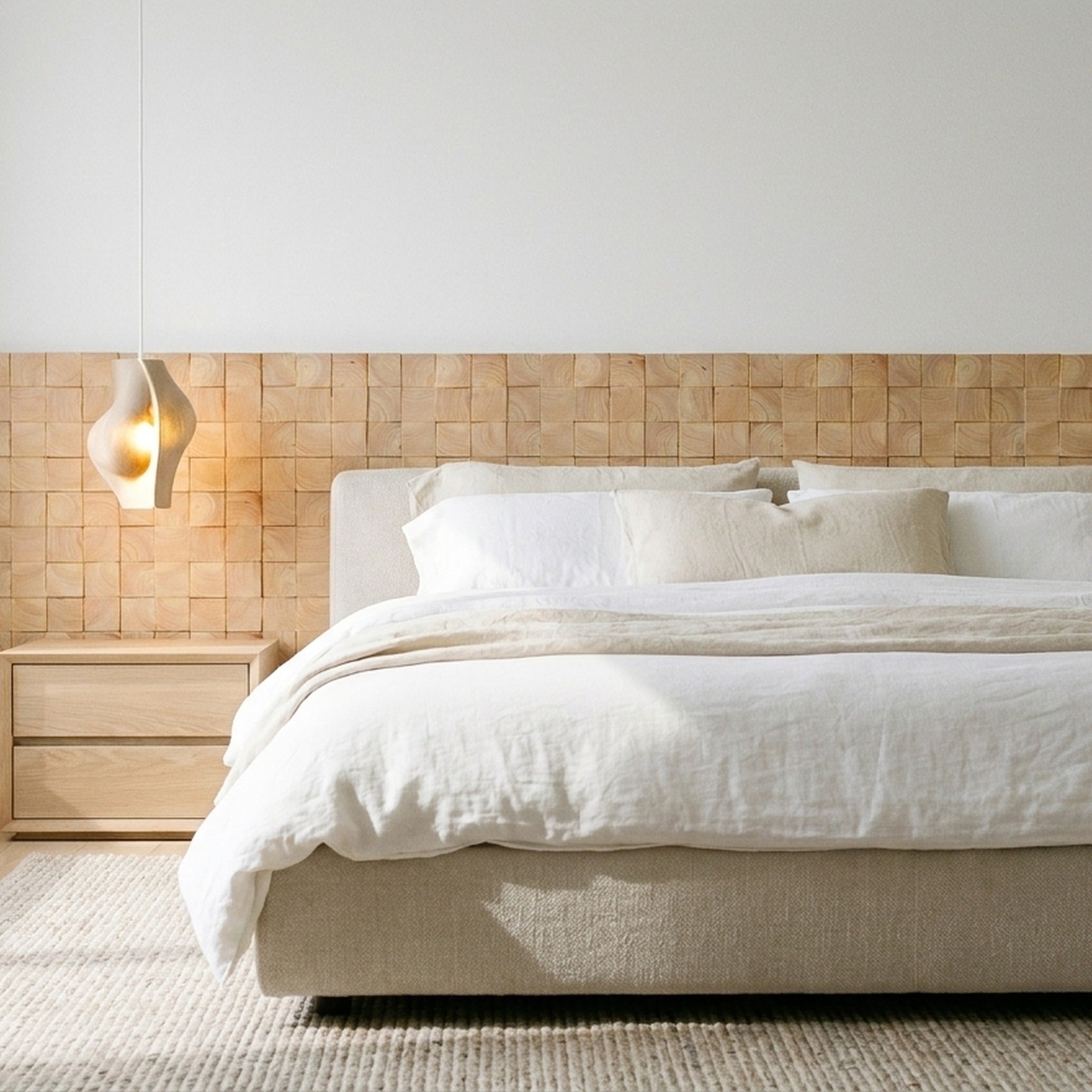 3D Wood Wall Panel | Rubber | 12×12"