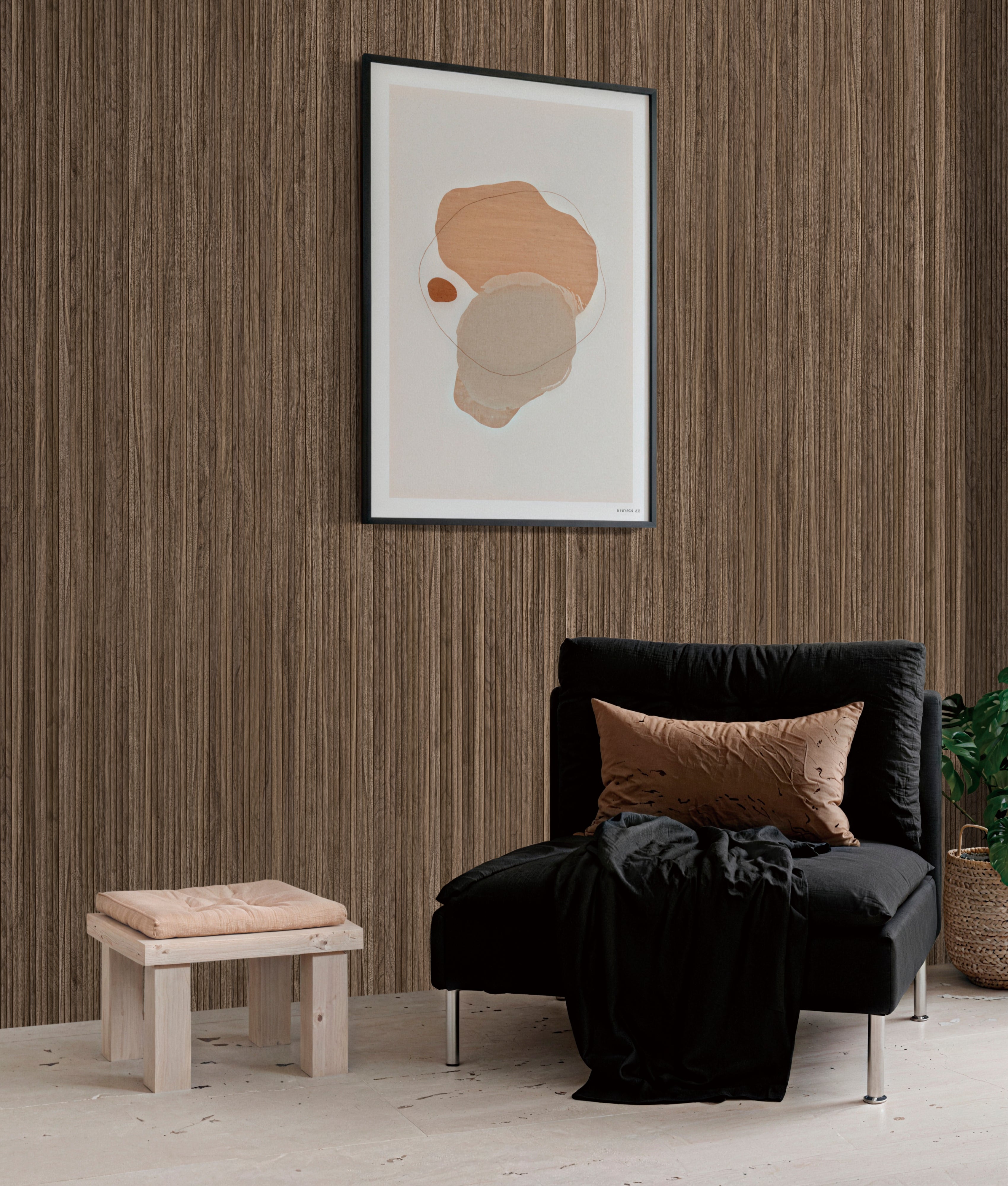 Fluted Wall Panel | Walnut | Modern Flexible Design