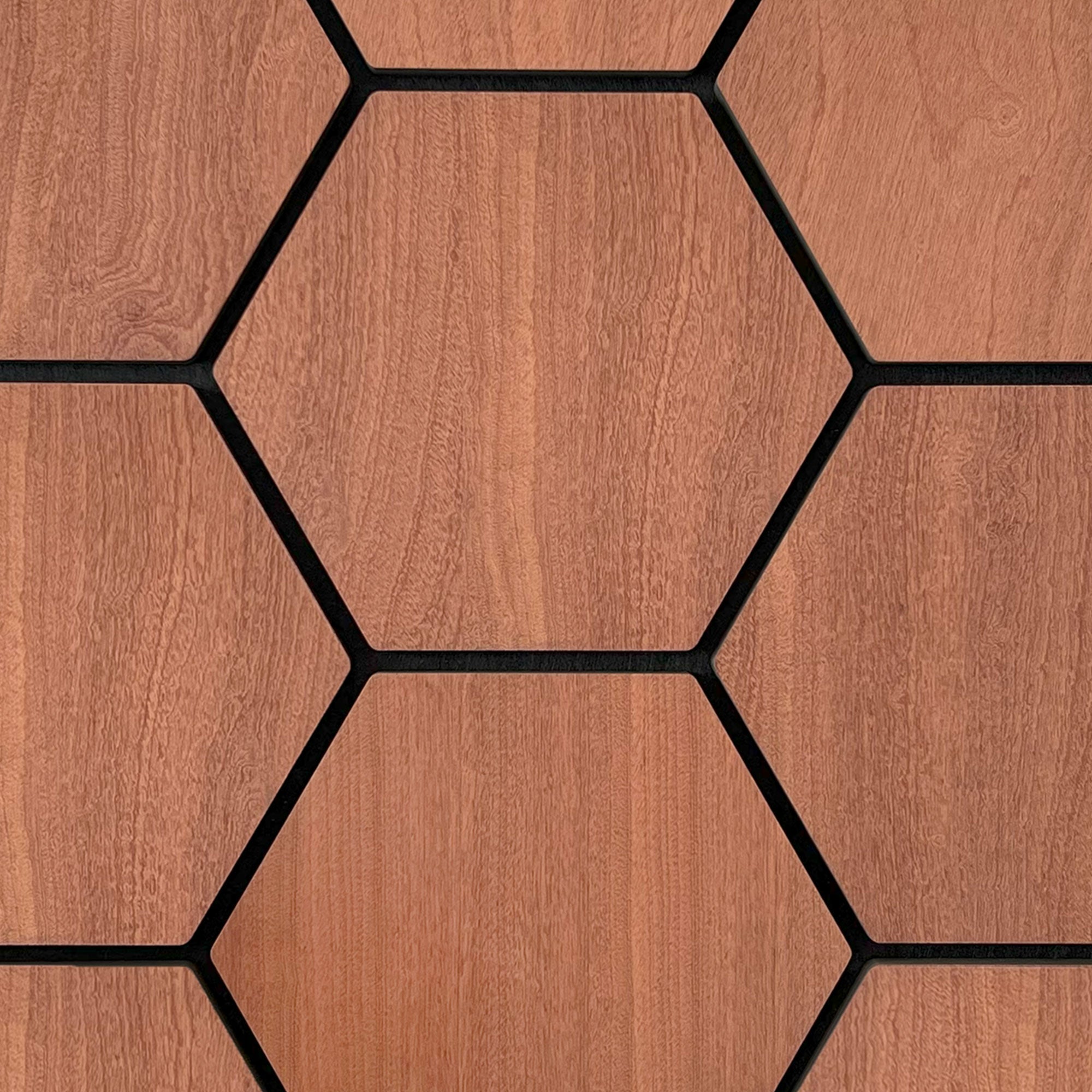 Sample - Hexagon Panel Smoked Oak