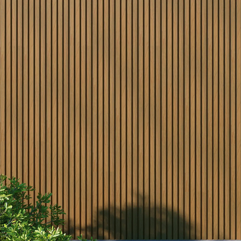 Outdoor Wall Panel Oak 94.5" | Exterior | Garden | 3D Wood Grain