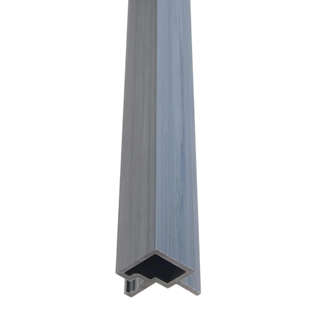 Exterior Panel Stone Grey Corner Trim 94.5" | Garden | 3D Wood Grain